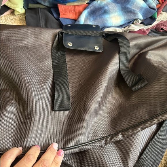 Calvin Klein Brown and Black Duffel Bag with Stylish Design - Picture 5 of 8